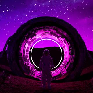 Dark astronaut 4k wallpaper