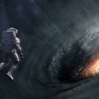 Dark astronaut 4k wallpaper