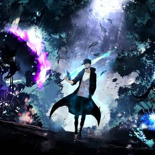 Solo Leveling laptop 4k wallpaper