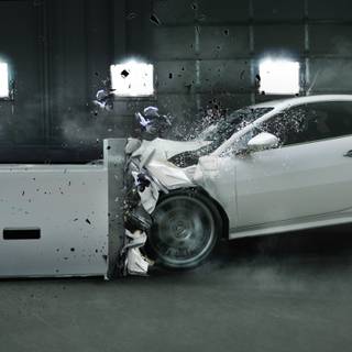 Car crash 4k wallpaper