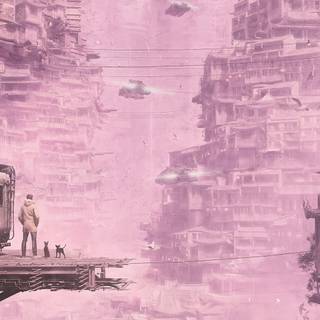 4k dystopian wallpaper