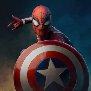 Captain America logo 4k wallpaper