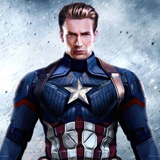 Captain America logo 4k wallpaper