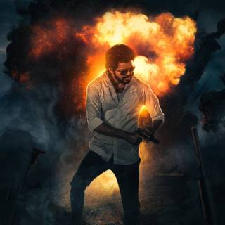Thalapathy 67 4k iPhone wallpaper