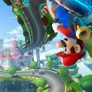 Mario Kart phone wallpaper