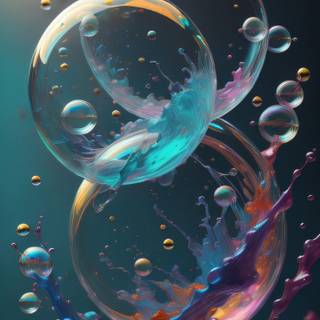 Bubble phone wallpaper