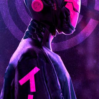 iPhone Xs neon wallpaper