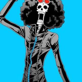 One Piece Brook iPhone wallpaper