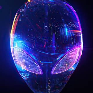 iPhone Xs neon wallpaper