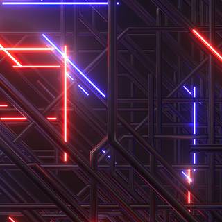 iPhone Xs neon wallpaper