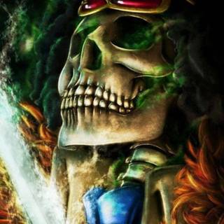 One Piece Brook iPhone wallpaper