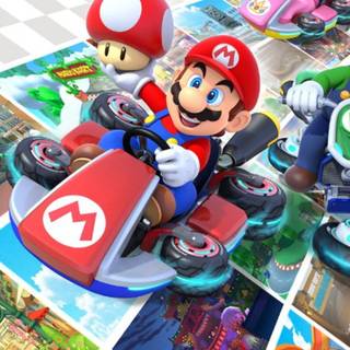 Mario Kart phone wallpaper
