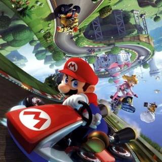 Mario Kart phone wallpaper