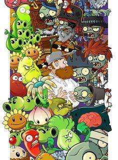 Plants vs Zombies phone wallpaper