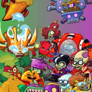 Plants vs Zombies phone wallpaper