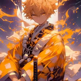 Zenitzu iPhone wallpaper