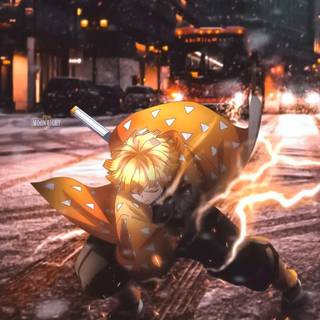 Zenitzu iPhone wallpaper