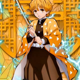 Zenitzu iPhone wallpaper