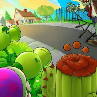 Plants vs Zombies phone wallpaper