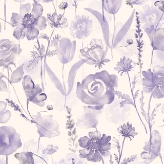 Purple flower iPhone wallpaper