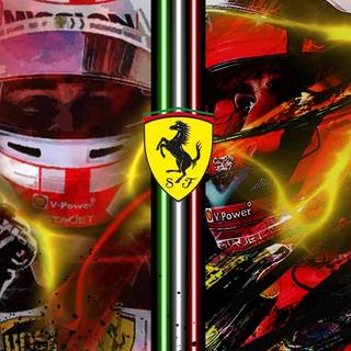 F1 Ferrari phone wallpaper