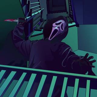 Ghostface phone wallpaper