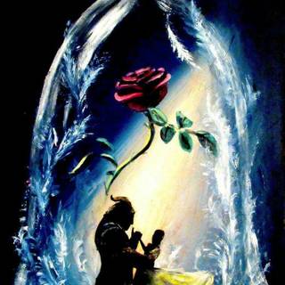 Beauty and The Beast iPhone wallpaper