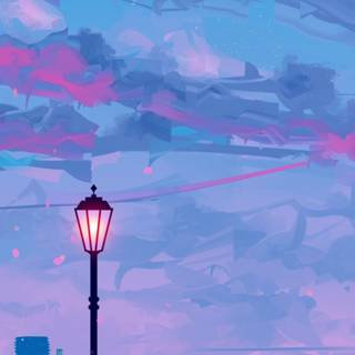 Anime scene iPhone wallpaper