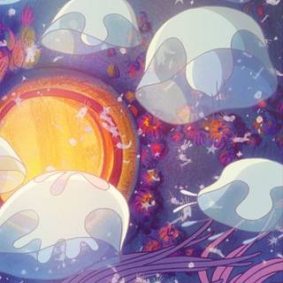 Anime scene iPhone wallpaper