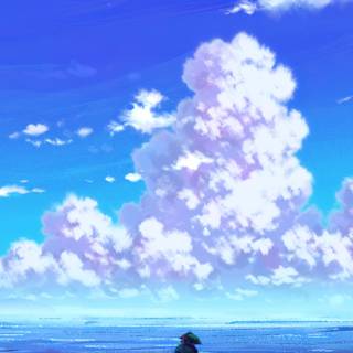 Anime scene iPhone wallpaper