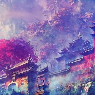 Anime scene iPhone wallpaper