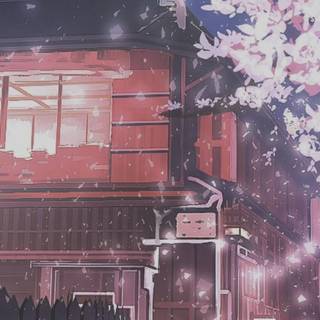 Anime scene iPhone wallpaper