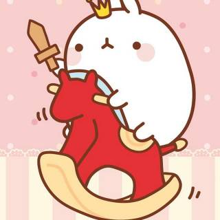 Molang iPhone wallpaper