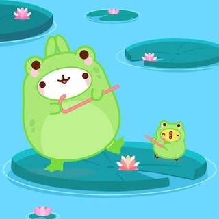 Molang iPhone wallpaper