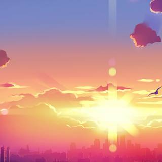 Anime scene iPhone wallpaper