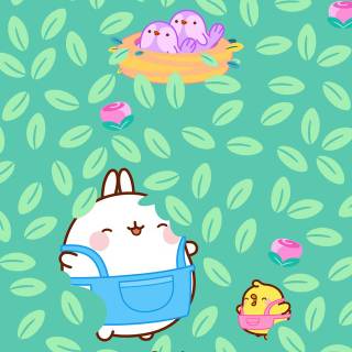 Molang iPhone wallpaper
