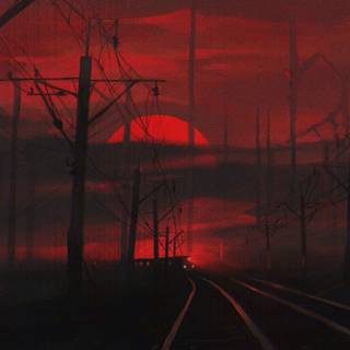 Dark red iPhone wallpaper