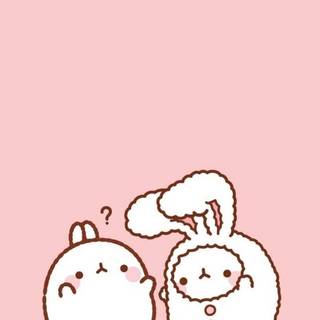 Molang iPhone wallpaper