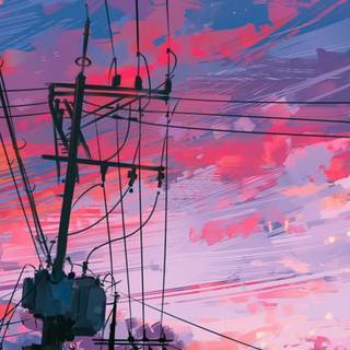 Anime scene iPhone wallpaper