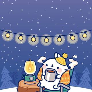 Molang iPhone wallpaper