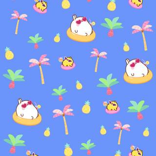 Molang iPhone wallpaper