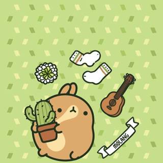 Molang iPhone wallpaper