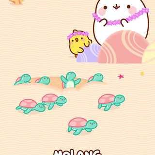 Molang iPhone wallpaper