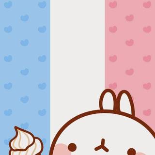 Molang iPhone wallpaper