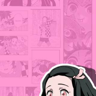 Nezuko fanart wallpaper