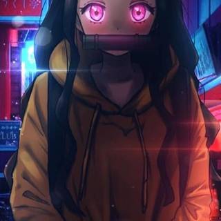 Nezuko fanart wallpaper