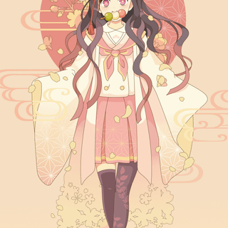 Nezuko fanart wallpaper