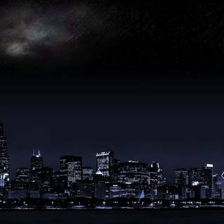 Dark skyline wallpaper