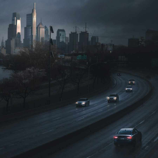 Dark skyline wallpaper