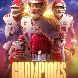 Kansas City Chiefs Super Bowl LVIII Champions wallpaper